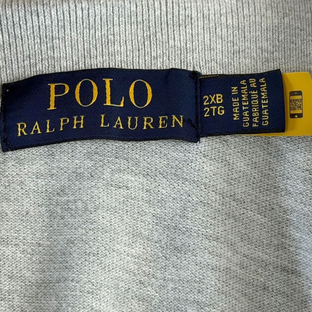 Polo Ralph Lauren Mens 2XB Gray Polo Shirt Classic Fit Short Sleeve - Picture 5 of 7